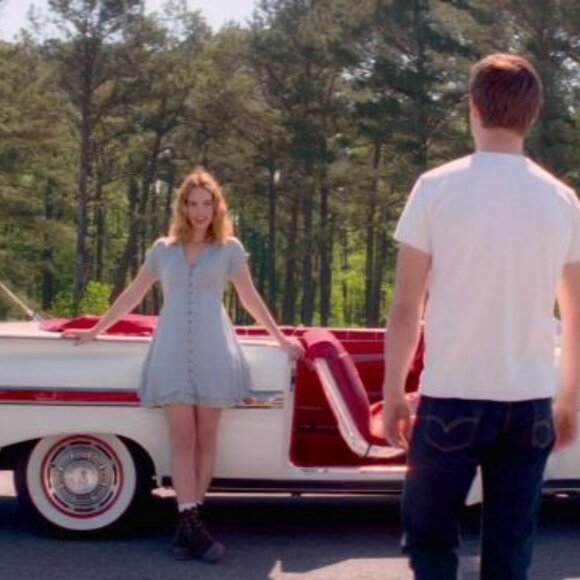 URBAN OUTFITTERS BABY DRIVER Swiss Dot Dress RARE NEW - Picture 2 of 4